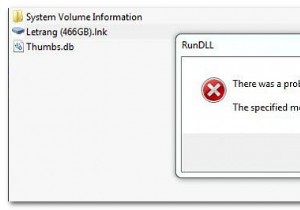 Fix RunDLL ‘There was a problem starting’ when Opening HDD