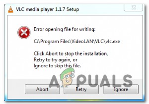 Fix: Cannot Open File for Writing’ with VLC Media Player