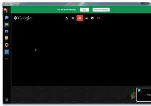Google Hangouts Black Screen when Sharing Screen
