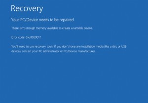 Fix: BlueScreen Recovery Error 0xc0000017 on Windows 10