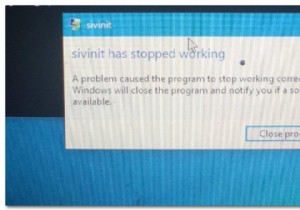 How to fix ‘Sivinit Has Stopped Working’ Error on Windows
