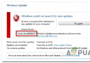 How to Fix Windows Update Error 0xc8000247?