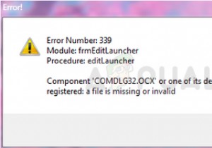 How to Fix the ‘comdlg32.ocx’ missing Error on Windows?