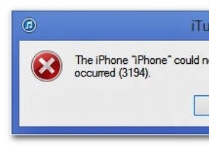 How to Fix iTunes Error Code 3194?