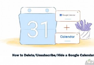 How to Delete / Unsubscribe / Hide a Google Calendar?