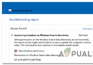 How to Fix ‘Incorrect permissions on Windows Search directories’ Issue