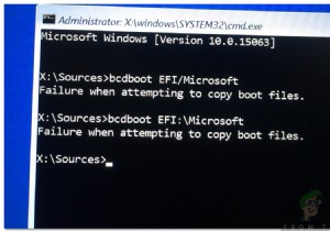 How to Fix Failure when Attempting to Copy Boot Files