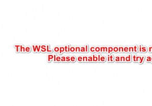 How to Fix ‘The WSL Optional Component is not Enabled. Please Enable it and Try again’ Error on Ubuntu?
