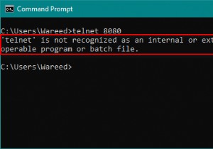 How to Fix Telnet is not Recognized