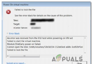 Fix: VMware Failed to Lock the File