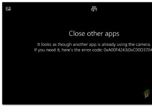 Fix: Camera Error Code 0xa00f4243