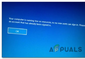Fix: Your Computer is Running Low on Resources
