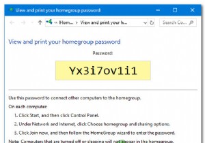 How to Retreive or View HomeGroup Password in Windows 10
