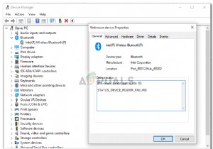 Fix: STATUS_DEVICE_POWER_FAILURE Error Message