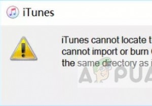 Fix: iTunes Cannot locate CD Configuration Folder