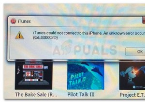 Fix: iTunes Error 0xE800002D