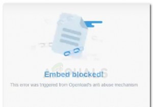 Fix: This Error was Triggered from Openload’s Anti Abuse Mechanism