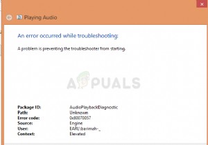 Fix: A problem is preventing the troubleshooter from starting on Windows 10