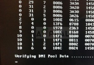 Fix: Verifying DMI Pool Data Error