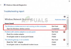Fix: Windows Wireless Service is not running