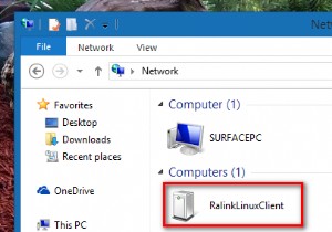Why is RalinkLinuxClient showing up in Windows network