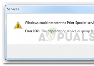 Fix: Spooler Service Error 1068