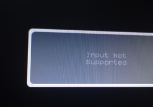 Fix: Input Not Supported