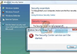 Fix: The Windows Security Center Service Can’t be Started