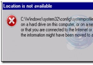 Fix: “system32\config\systemprofile\Desktop” refers to a location that is unavailable