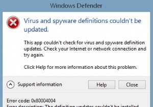 Fix: Windows Defender error 0x80004004