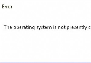 Fix: operating system is not presently configured to run this application