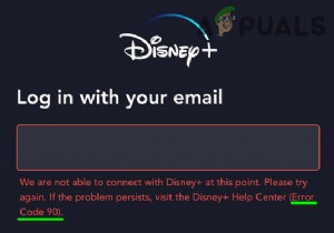 How to Fix Disney Plus Login Error Code 90