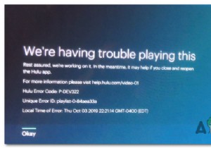 How to Fix Hulu Error Code P-DEV322