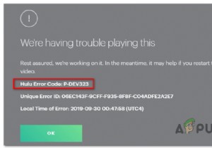 How to Fix Hulu Error Code P-DEV323