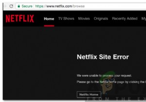 How to Fix Netflix Site Error