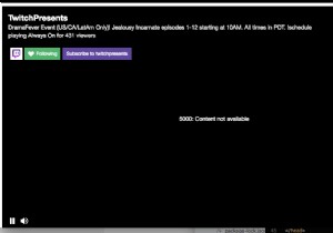 Fix: Twitch Error 5000 Content not Available