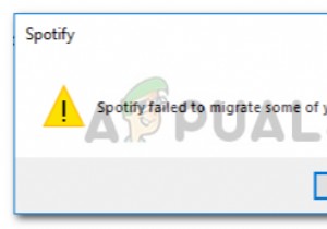 Fix: Spotify Failed to Migrate some of your Data