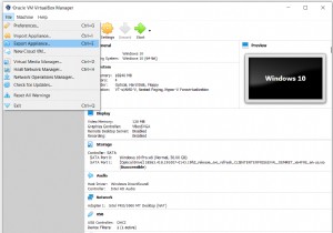 Export and Import VMs on Oracle VM VirtualBox