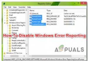 How to Disable Error Reporting in Windows 10