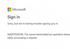 How to Fix AADSTS50196 Authentication Error on Windows 10?