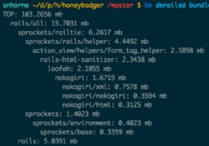 Efficiently Profile Gem Memory Usage in Rails with Derailed
