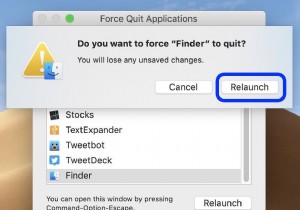 How to Quickly Stop and Restart Finder on macOS