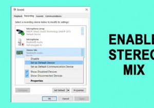 Enable Stereo Mix on Windows 10: A Step‑by‑Step Guide