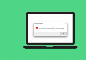 How to Resolve Active Directory Domain Services Unavailable Error