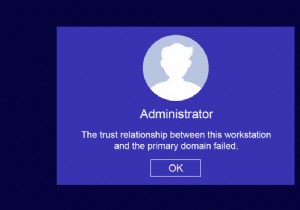 Resolve the Workstation-Primary Domain Trust Relationship Error