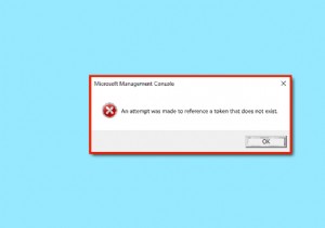 Resolve the Windows 10  An Attempt Was Made to Reference a Token  Error Quickly