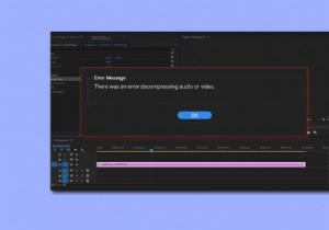 Resolve Premiere Pro Error:  There Was an Error Decompressing Audio or Video 