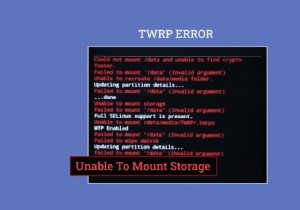 Fix TWRP Storage Mount Failure on Android Devices