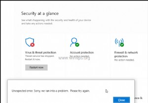 How to Fix Windows Defender Threat Service Stopped on Windows 10