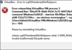 Resolve VirtualBox supR3HardenedWiReSpawn Error – Quick Fix for VM Relaunch Failure